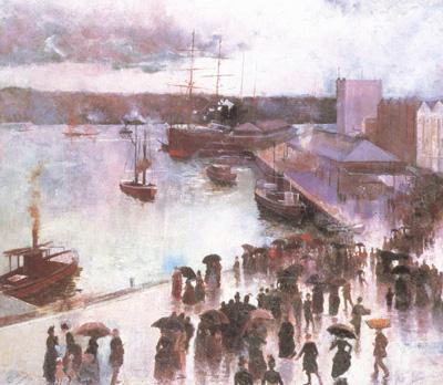 Charles conder Departure of thte OrientCircularQuay (nn02) Germany oil painting art